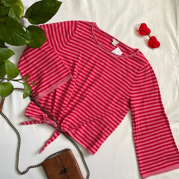 J. Crew Sweaters - J. Crew Pink Bell Sleeve Sweater Top
